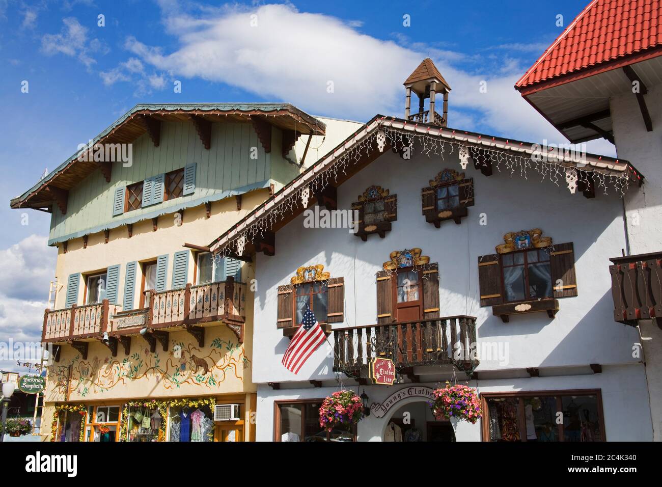 Austrian Architecture, Leavenworth Bavarian Village, Washington State