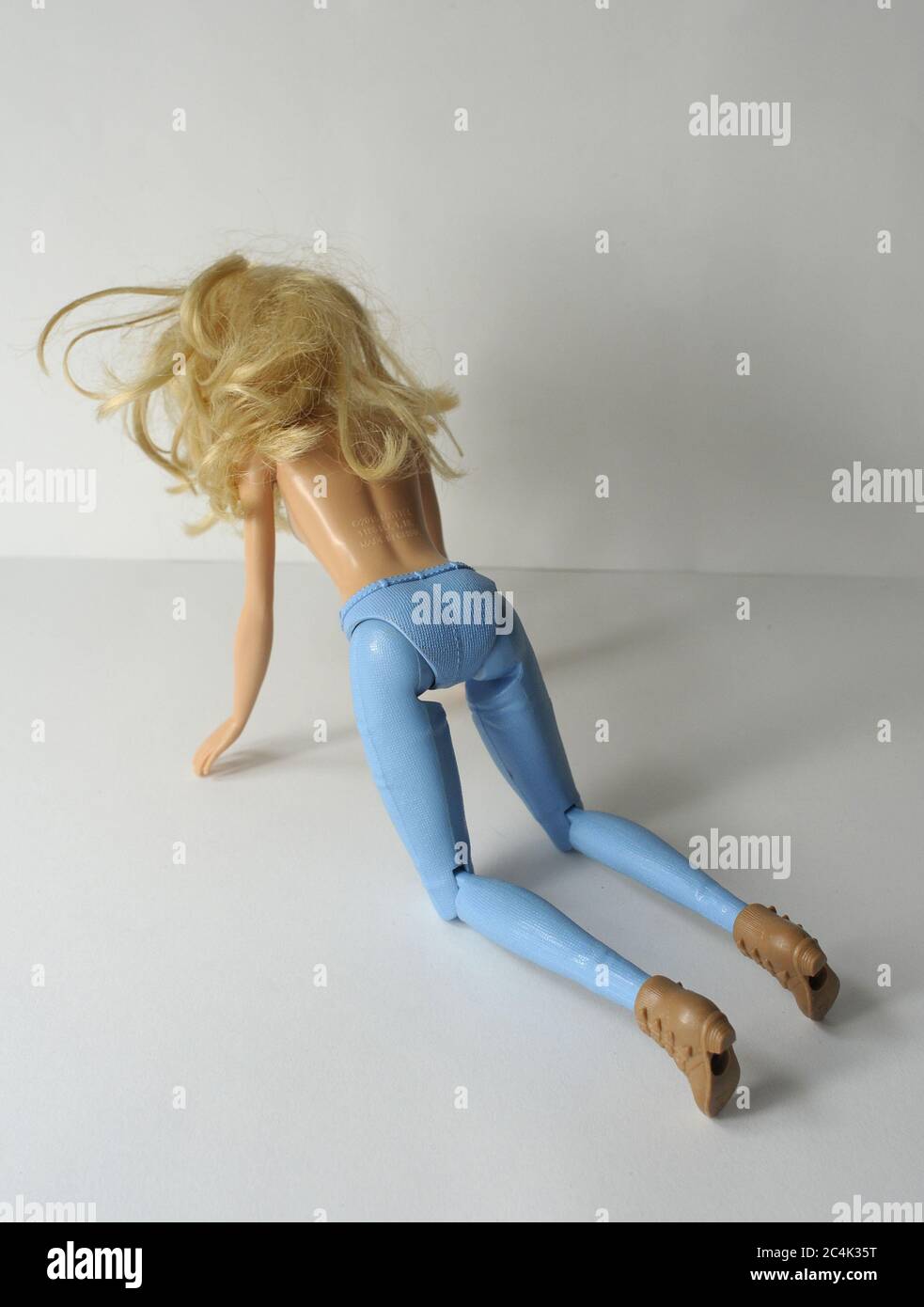 vintage ice skating barbie