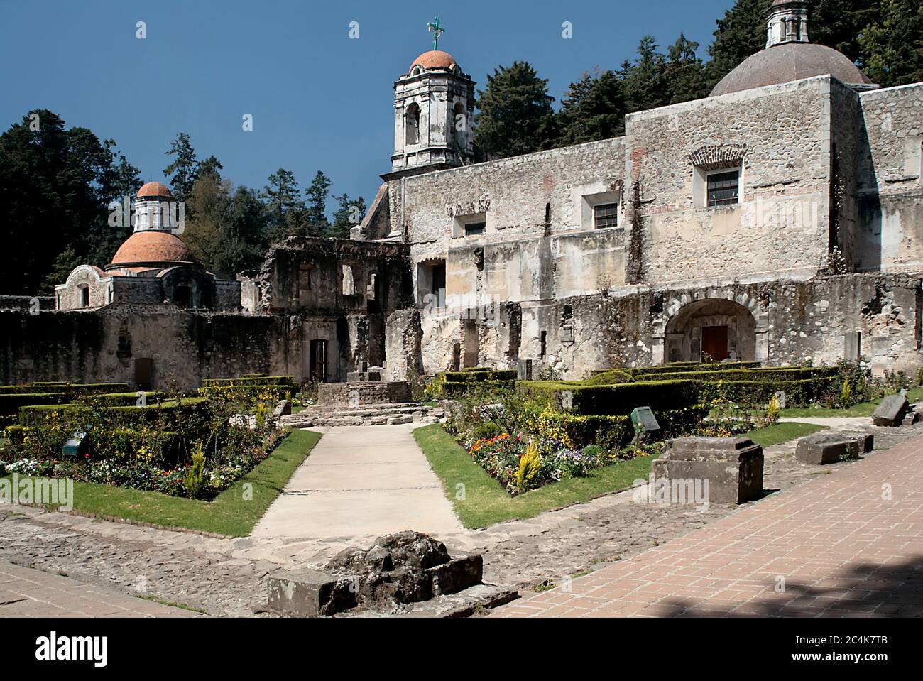 Monastery at Desierto de los Leones National Park, Mexico City, Mexico  Stock Photo - Alamy