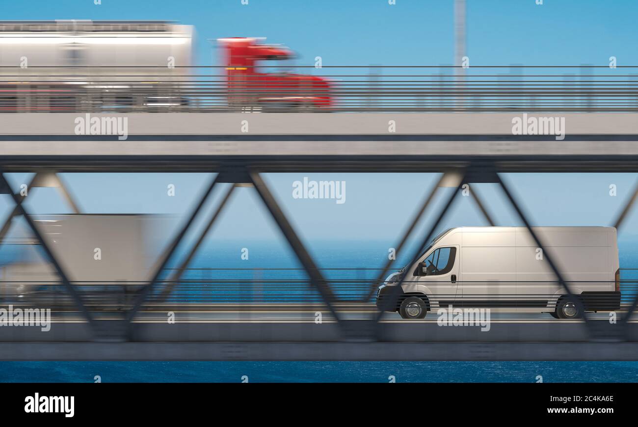 Highway Bridge Side View