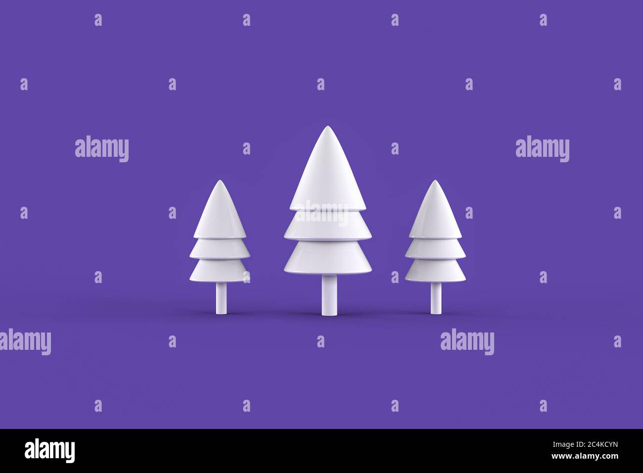 Christmas tree minimalist wallpaper  3d rendering  3d illustration Merry  Christmas concept Stock Photo  Alamy