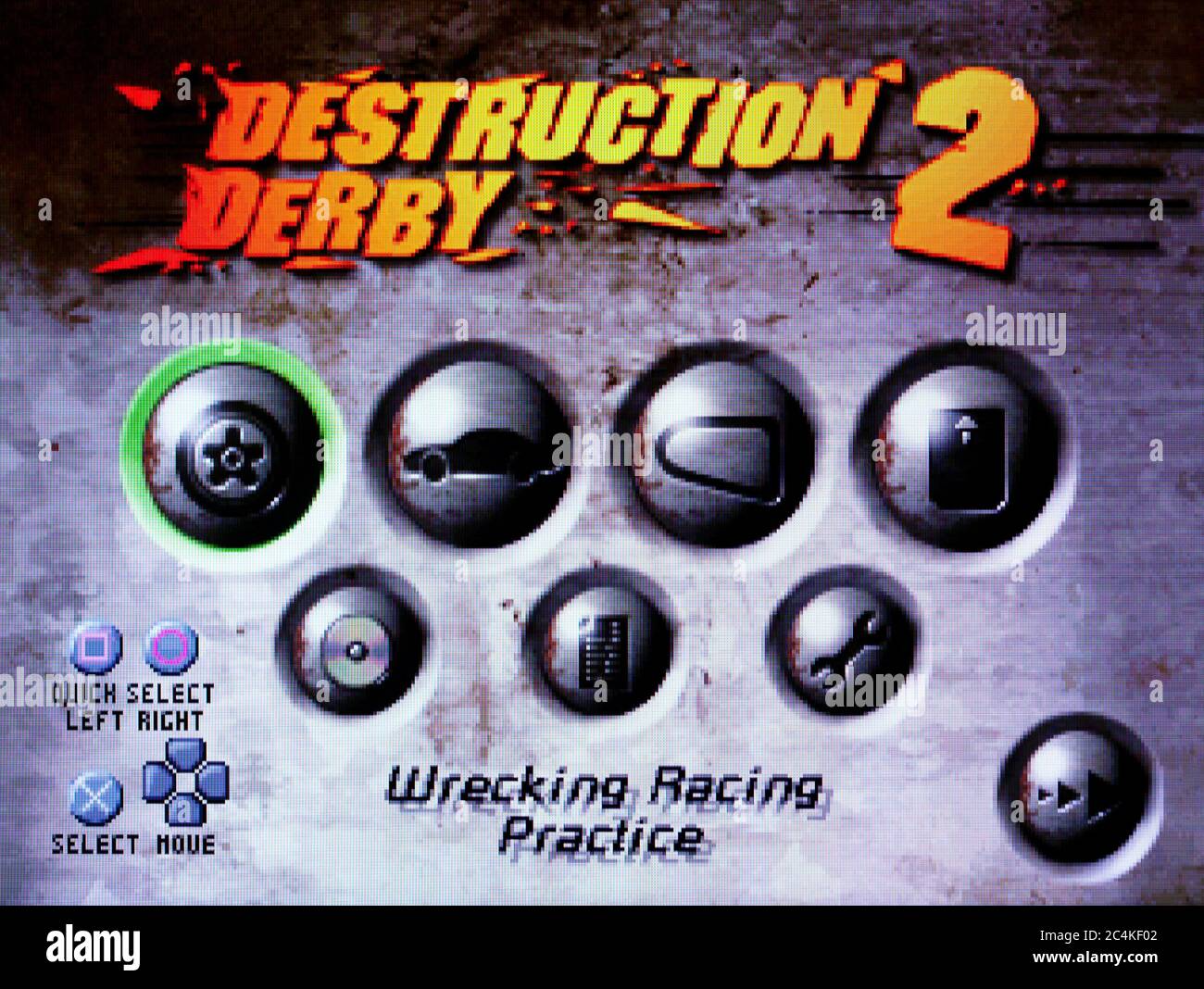 Destruction Derby 2 - Sony Playstation 1 PS1 PSX - Editorial use only Stock Photo