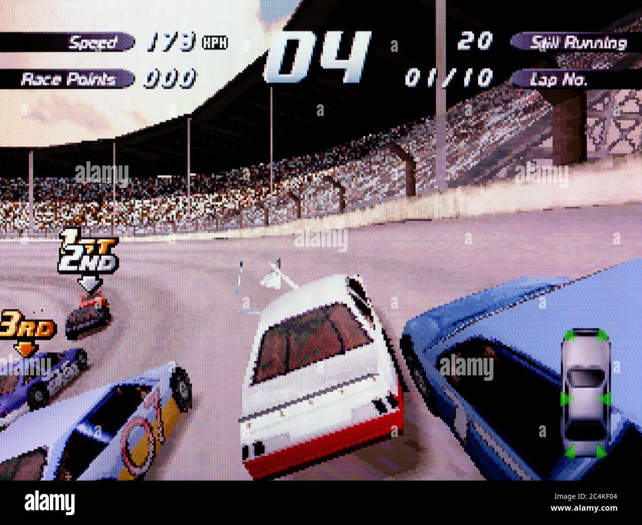 Destruction Derby 2 - Sony Playstation 1 PS1 PSX - Editorial use only Stock Photo