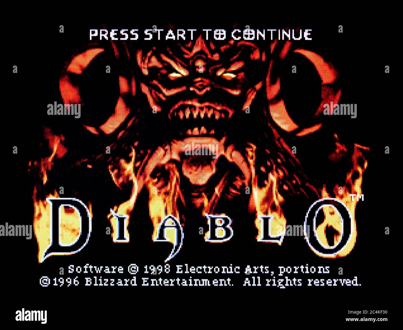 Diablo - Sony Playstation 1 PS1 PSX - Editorial use only Stock Photo