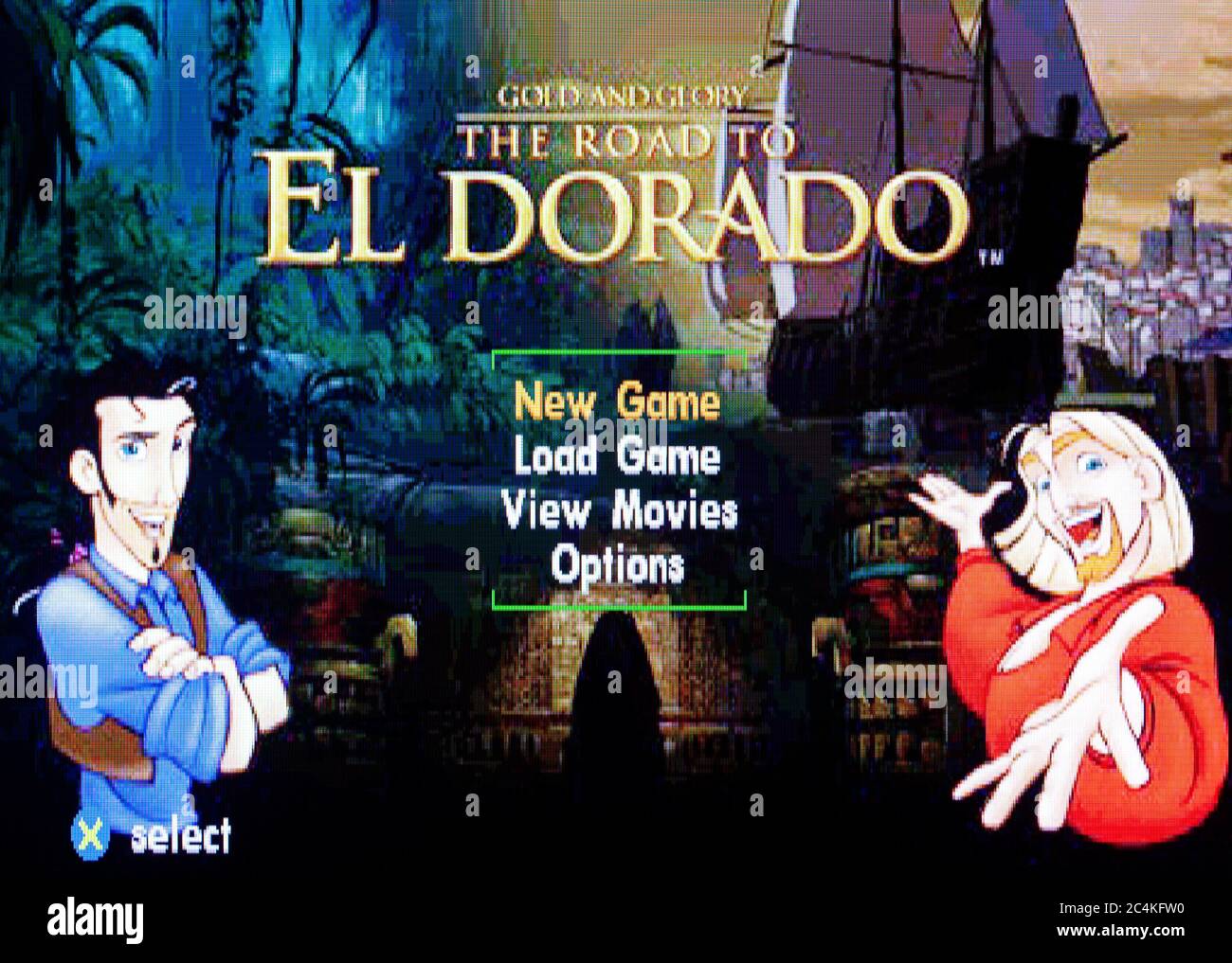 Gold and Glory The Road to El Dorado Sony Playstation 1 PS1 PSX