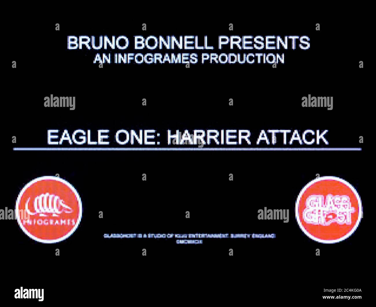 Eagle One Harrier Attack Sony Playstation 1 PS1 PSX Editorial use