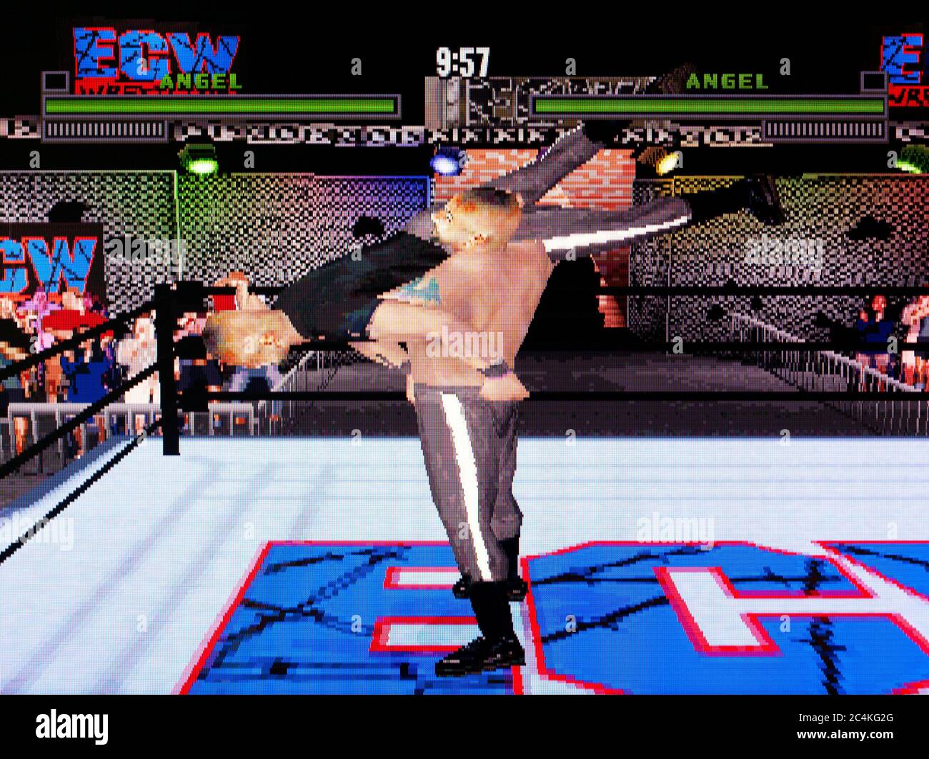 ECW Hardcore Revolution - Sony Playstation 1 PS1 PSX - Editorial use only Stock Photo