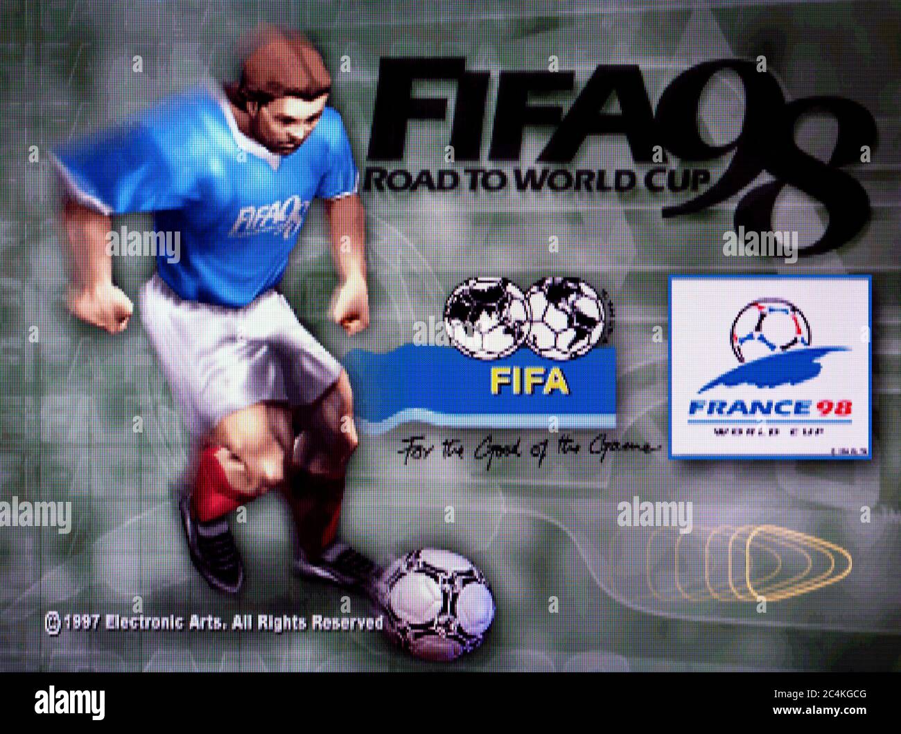 FIFA 98 Road to World Cup - Playstation 1 PS1 PSX Editorial use only Stock Photo - Alamy