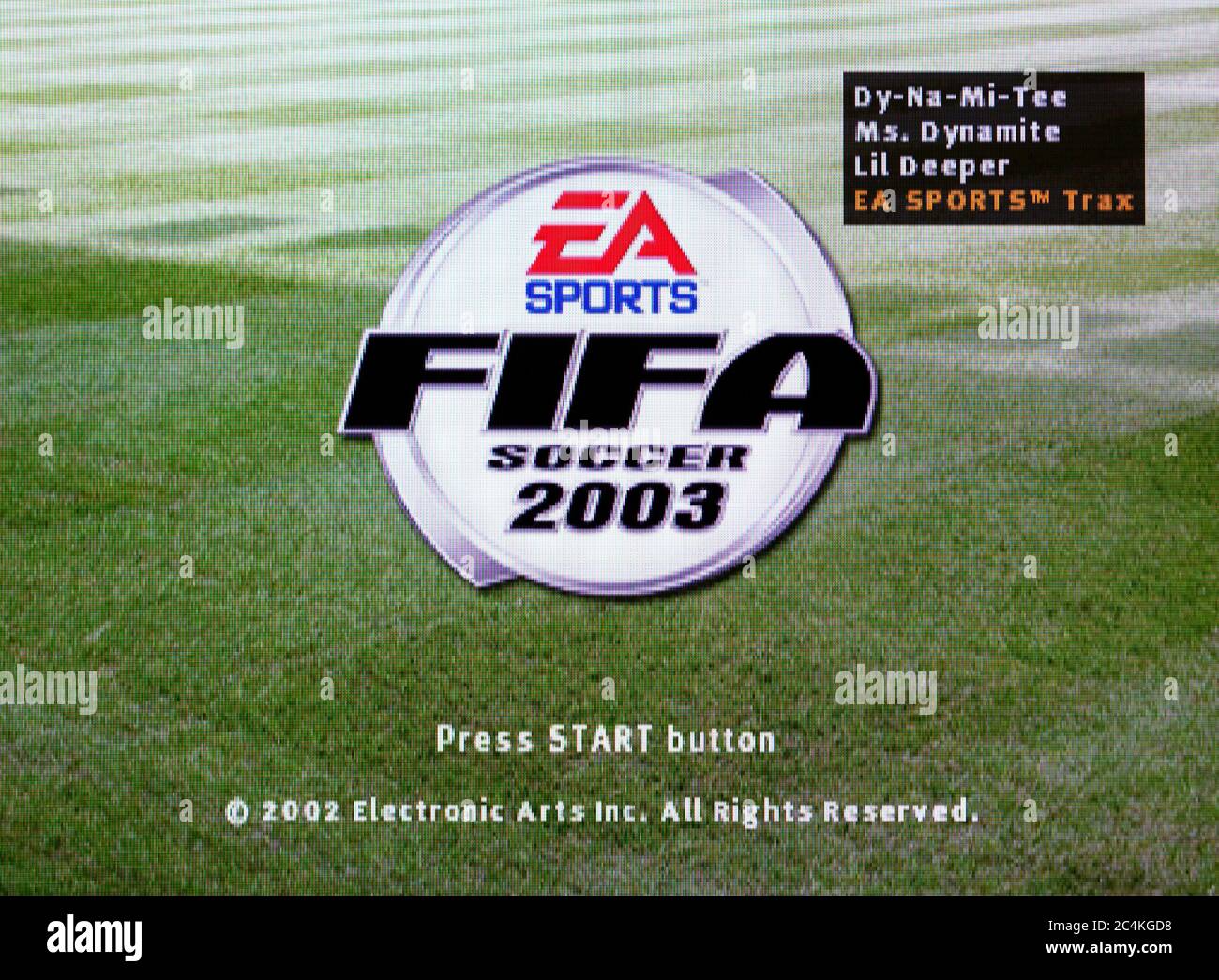 FIFA 2003 - Sony Playstation 1 PS1 PSX - Editorial use only Stock Photo