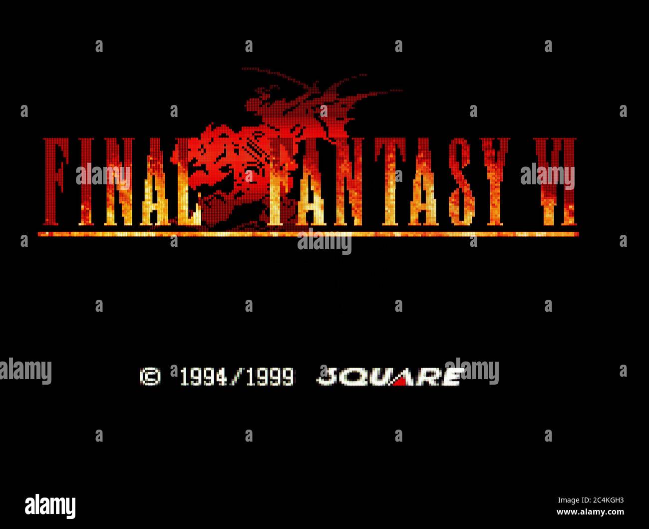 Final Fantasy VI - Sony Playstation 1 PS1 PSX - Editorial use only Stock Photo