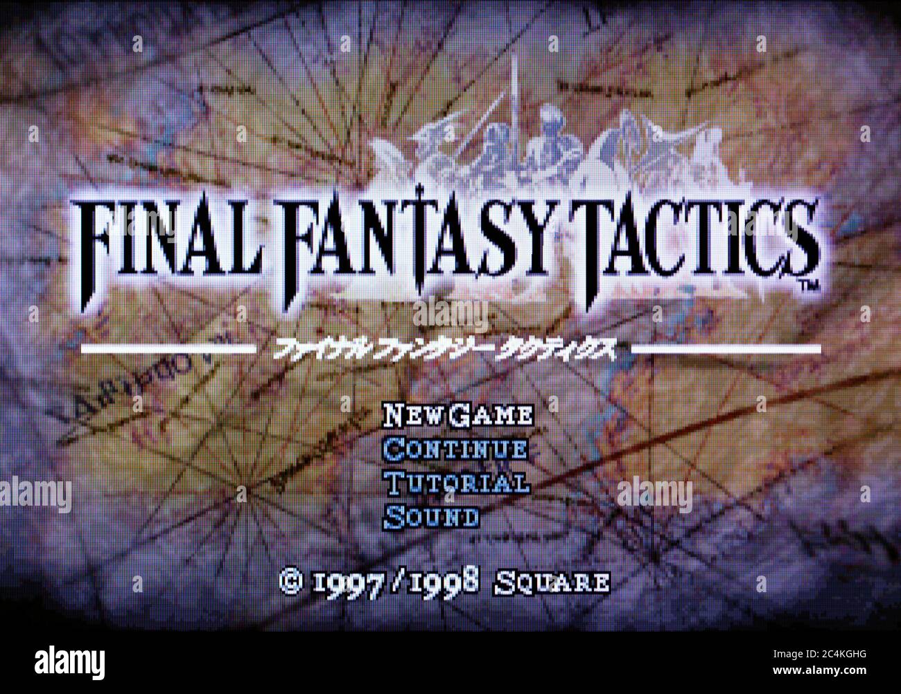 Final Fantasy Tactics - Sony Playstation 1 PS1 PSX - Editorial use only Stock Photo