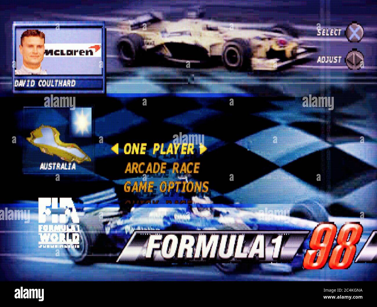 Formula 1 98 - Sony Playstation 1 PS1 PSX - Editorial use only Stock Photo