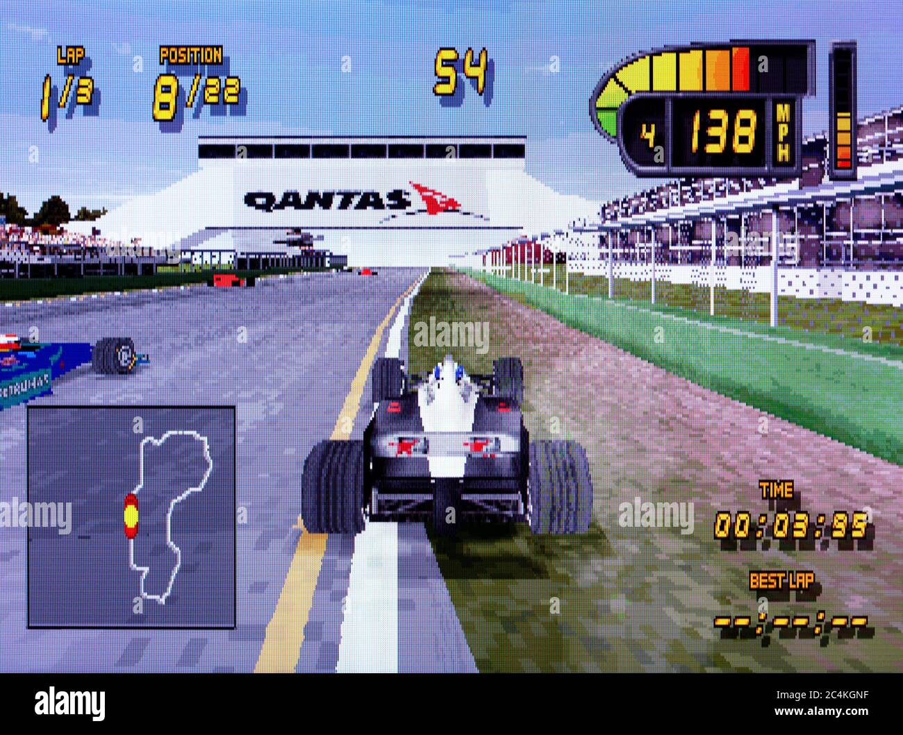 Formula 1 98 - Sony Playstation 1 PS1 PSX - Editorial use only Stock Photo