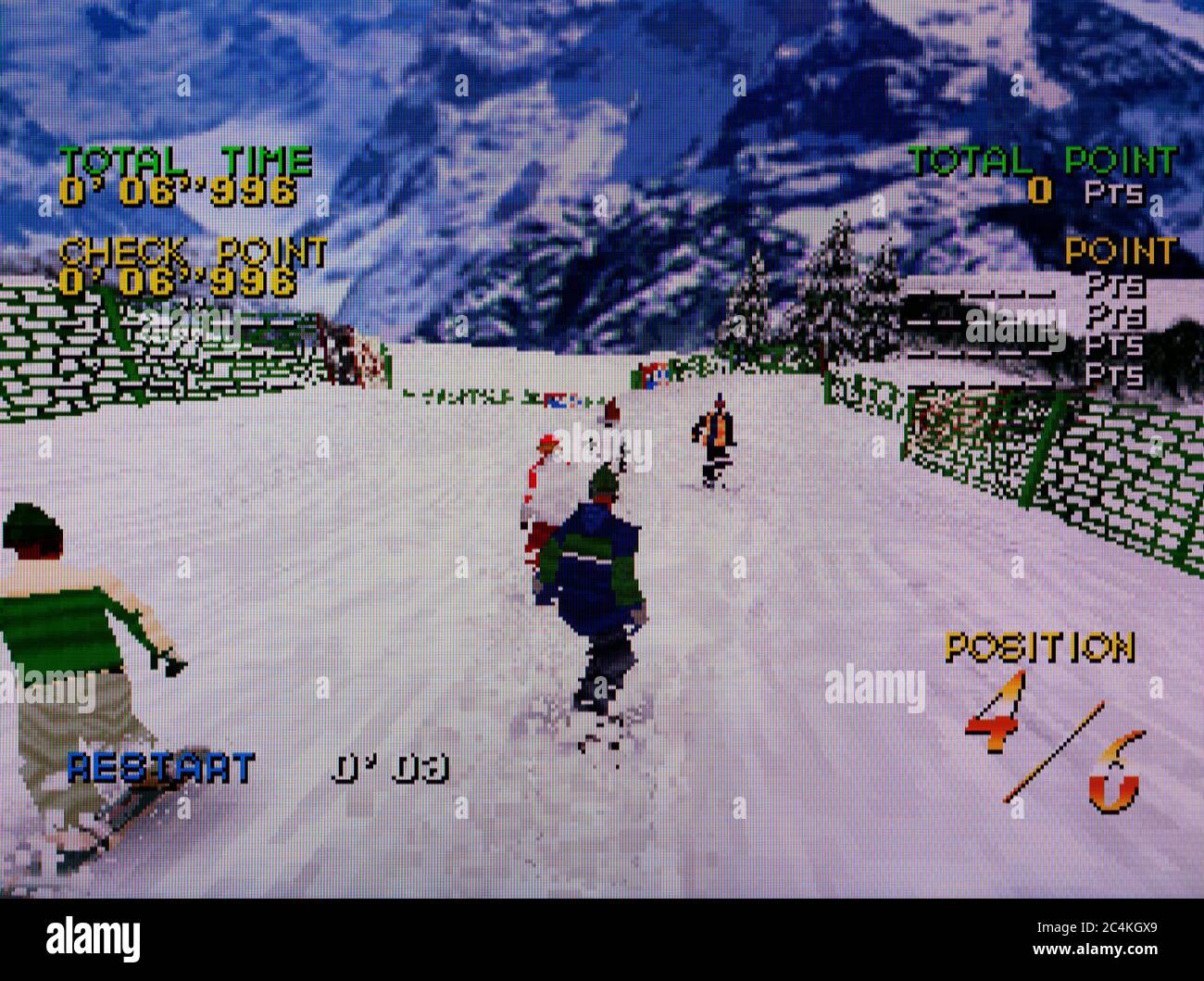 Freestyle Boardin' 99 - Sony Playstation 1 PS1 PSX - Editorial use only Stock Photo