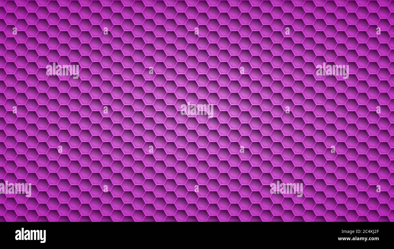 Abstract metal background with hexagonal holes in purple colors Stock ...