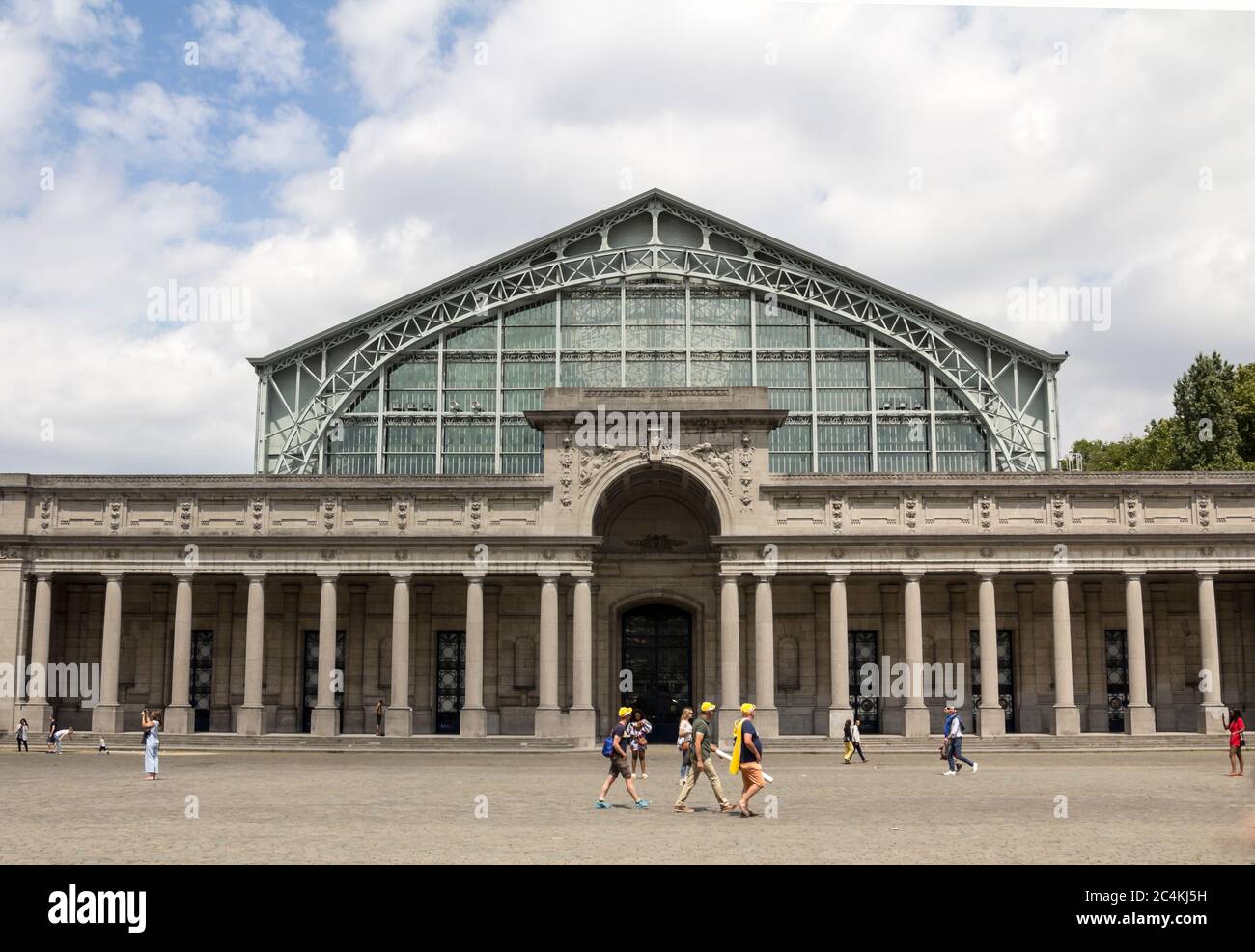 Brussels, BELGIUM Palais Mondial (South Hall), housing AutoWorld vintage car museum in