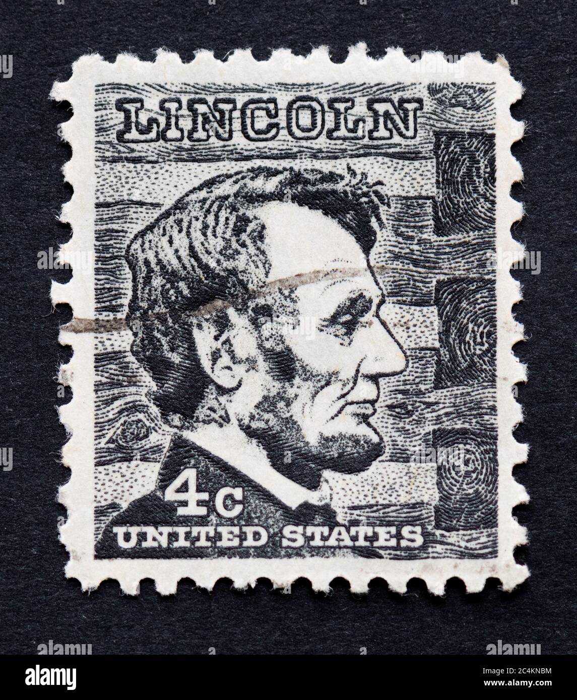 Abraham Lincoln 4c 1965 Black Stamp From Prominent Americans Series abraham-lincoln-4c-1965-black-stamp-from-prominent-americans-series
