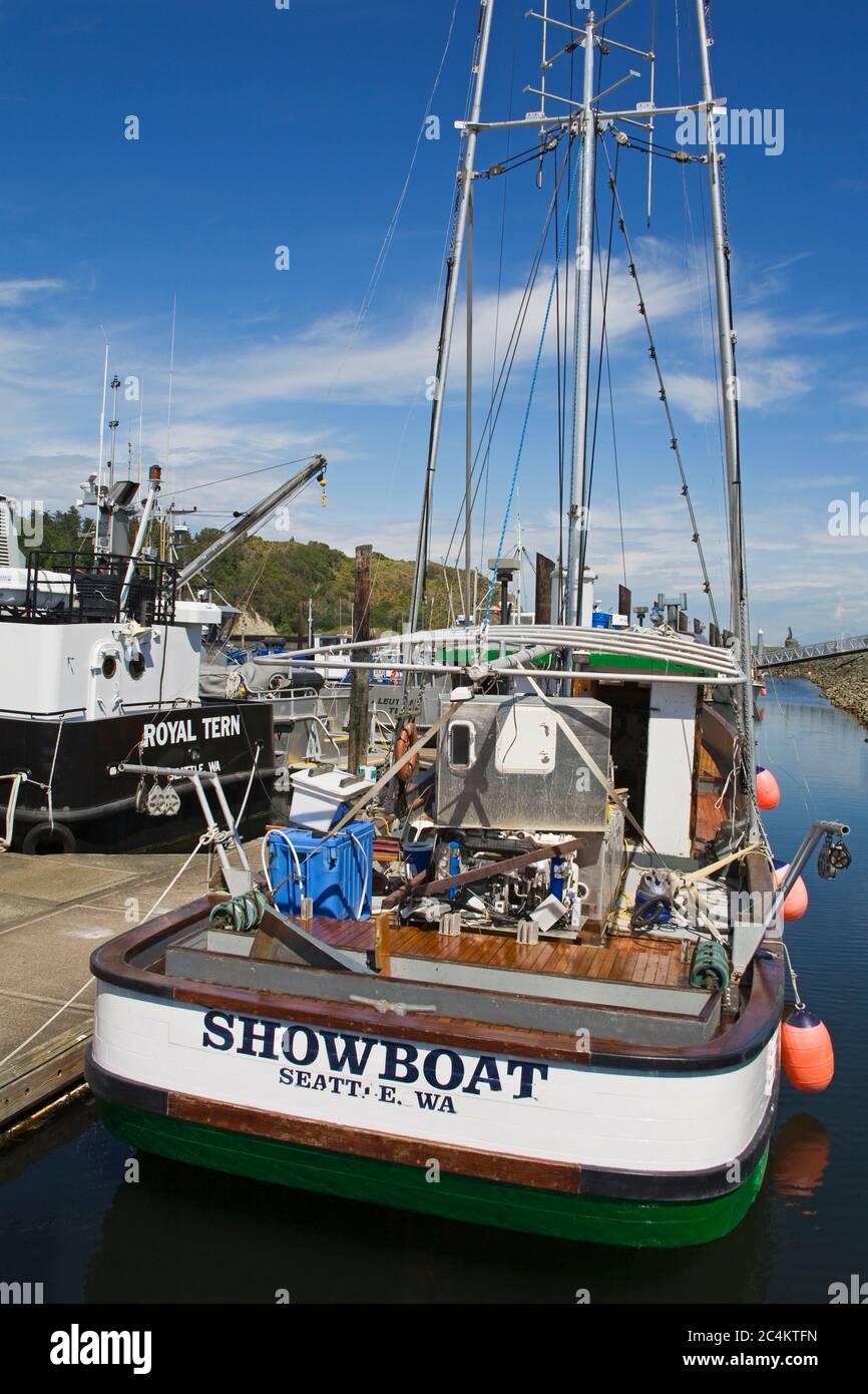 Fishing Boat, Anacortes Port, Washington State, USA Stock Photo Alamy