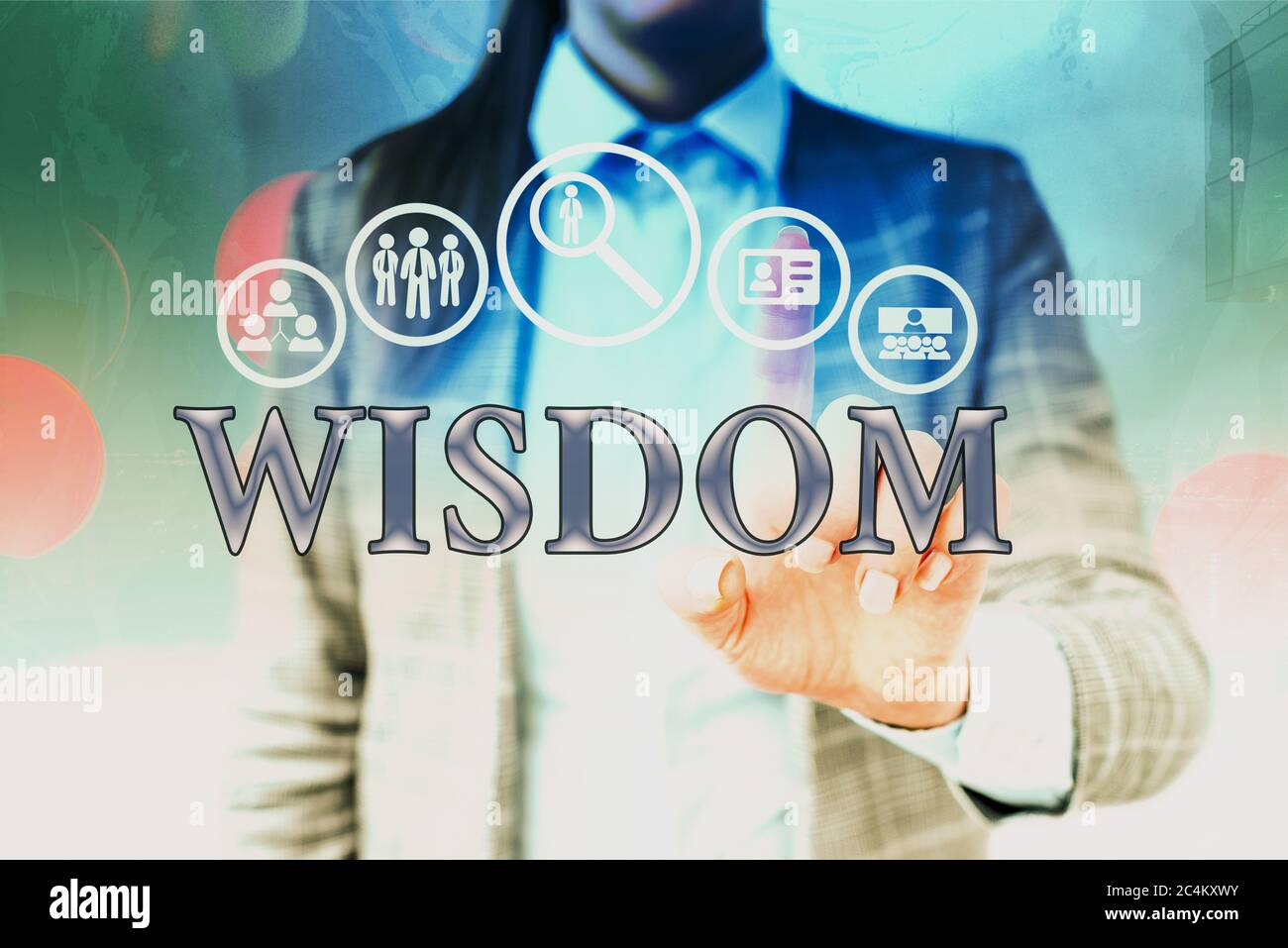 Handwriting text writing Wisdom. Conceptual photo body of knowledge and principles that develops within specific period Information digital technology Stock Photo