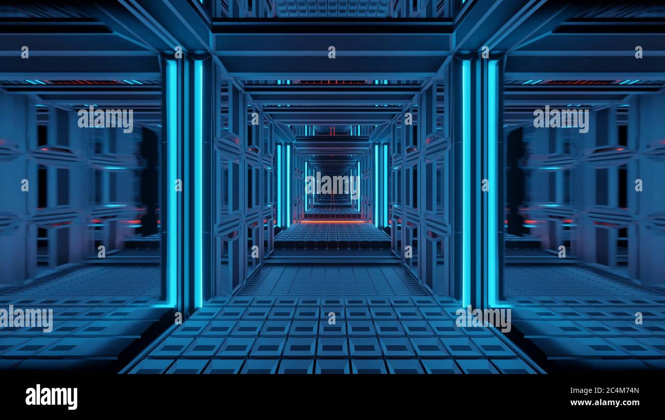 3D rendering futuristic illustration of abstract background Stock Photo ...