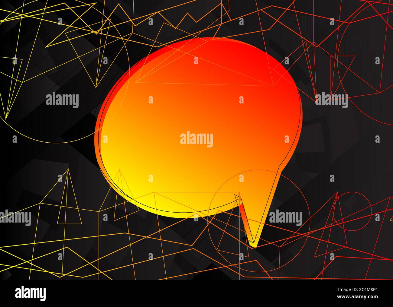 Modern graphic with straight lines for message board, for text and