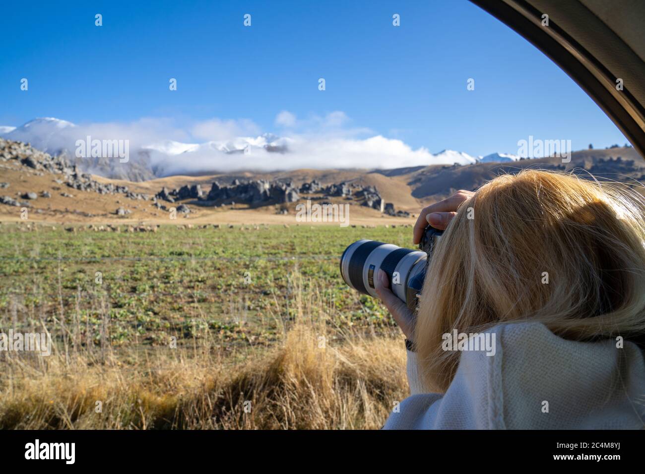 Girl capturing picture hi-res stock photography and images - Alamy