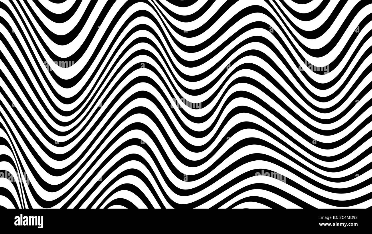 Black and white line curve abstract background. EPS10 vector ...