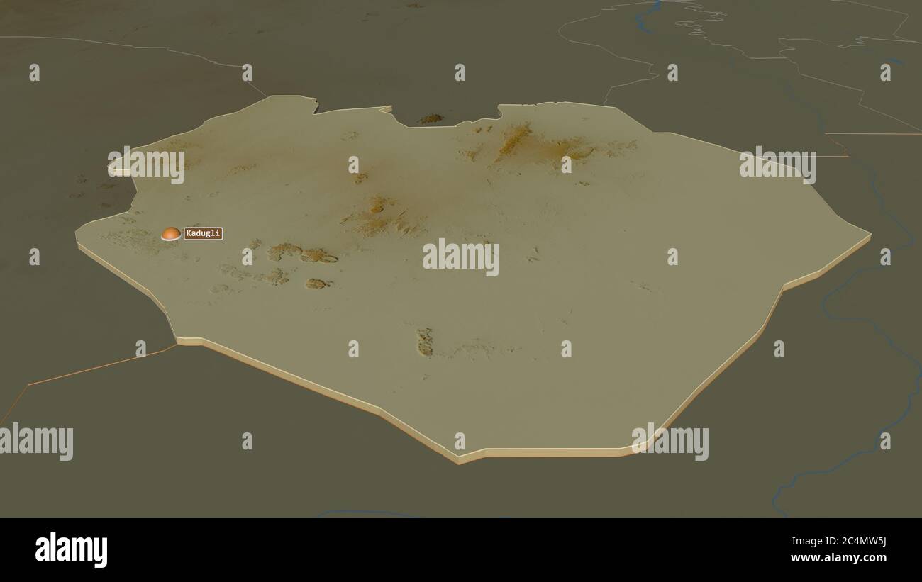 South sudan relief map border hi-res stock photography and images - Alamy