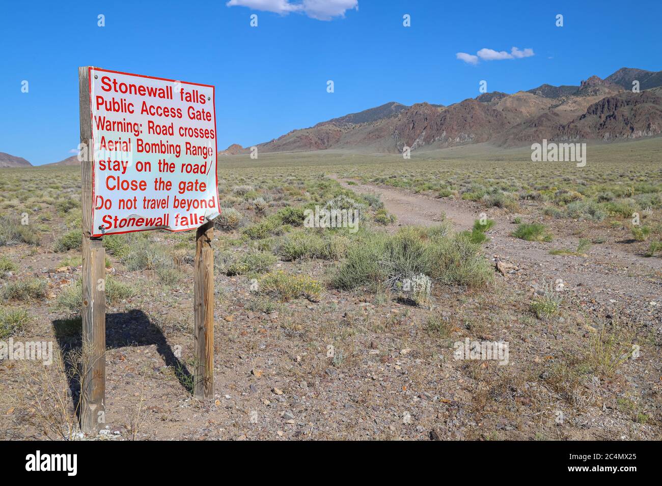 NYE COUNTY, NEVADA, UNITED STATES - Jun 03, 2020: Visitors to the