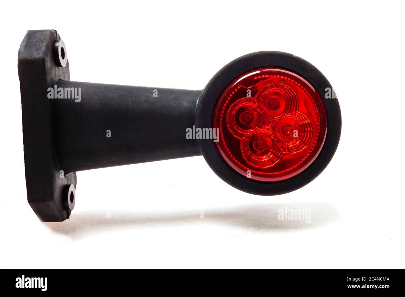 Truck rear LED side light isolated white background Stock Photo - Alamy