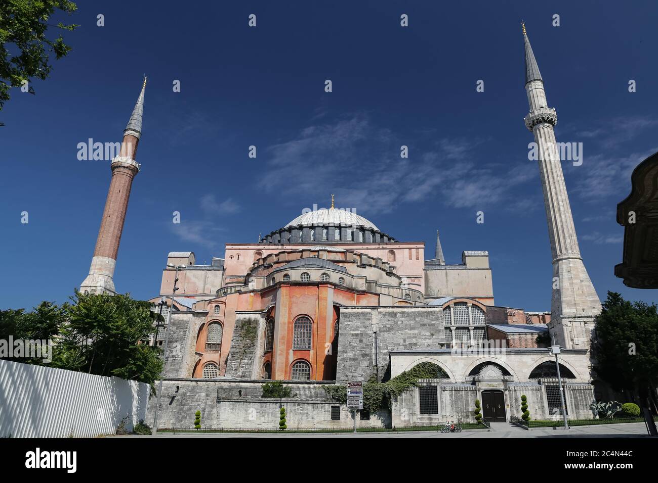 Hagia Sophia Museum in Sultanahmet, Istanbul City, Turkey Stock Photo ...