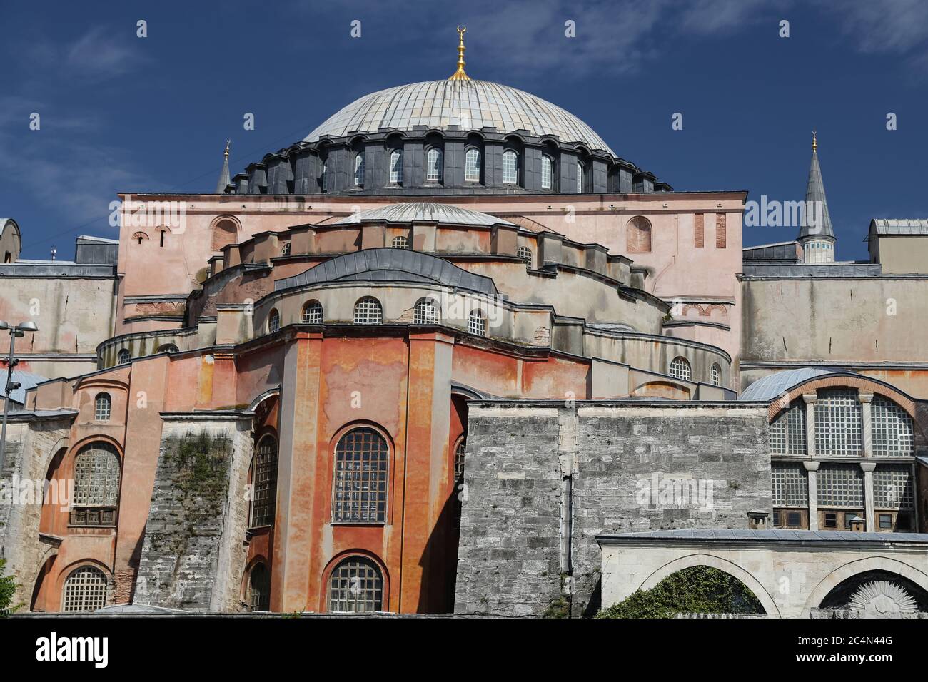 Hagia Sophia Museum in Sultanahmet, Istanbul City, Turkey Stock Photo ...