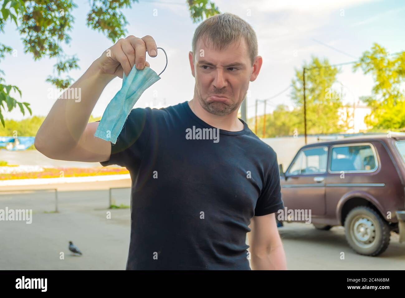 Violating Mask Anti violation hi-res stock photography and images - Alamy