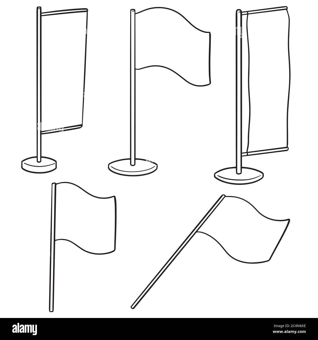 vector-set-of-flag-stock-vector-image-art-alamy