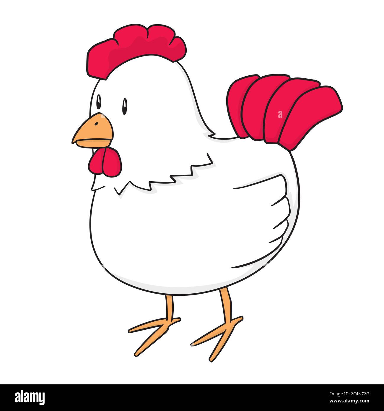 vector of chicken Stock Vector Image & Art Alamy