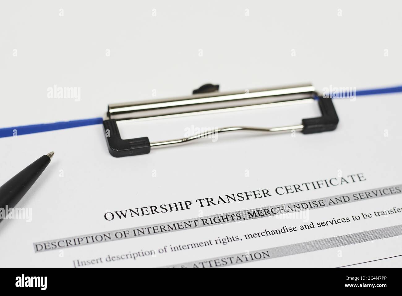 Certificate of ownership hi-res stock photography and images - Alamy