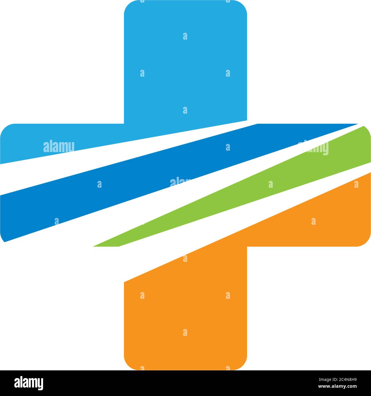 Medical logo template vector icon illustration design Stock Vector