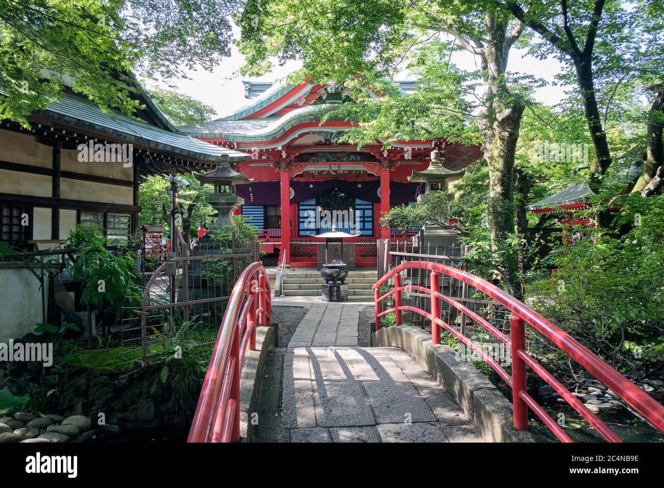 Inokashira Benzaiten shrine at Kichijoji, Tokyo, Japan Stock Photo