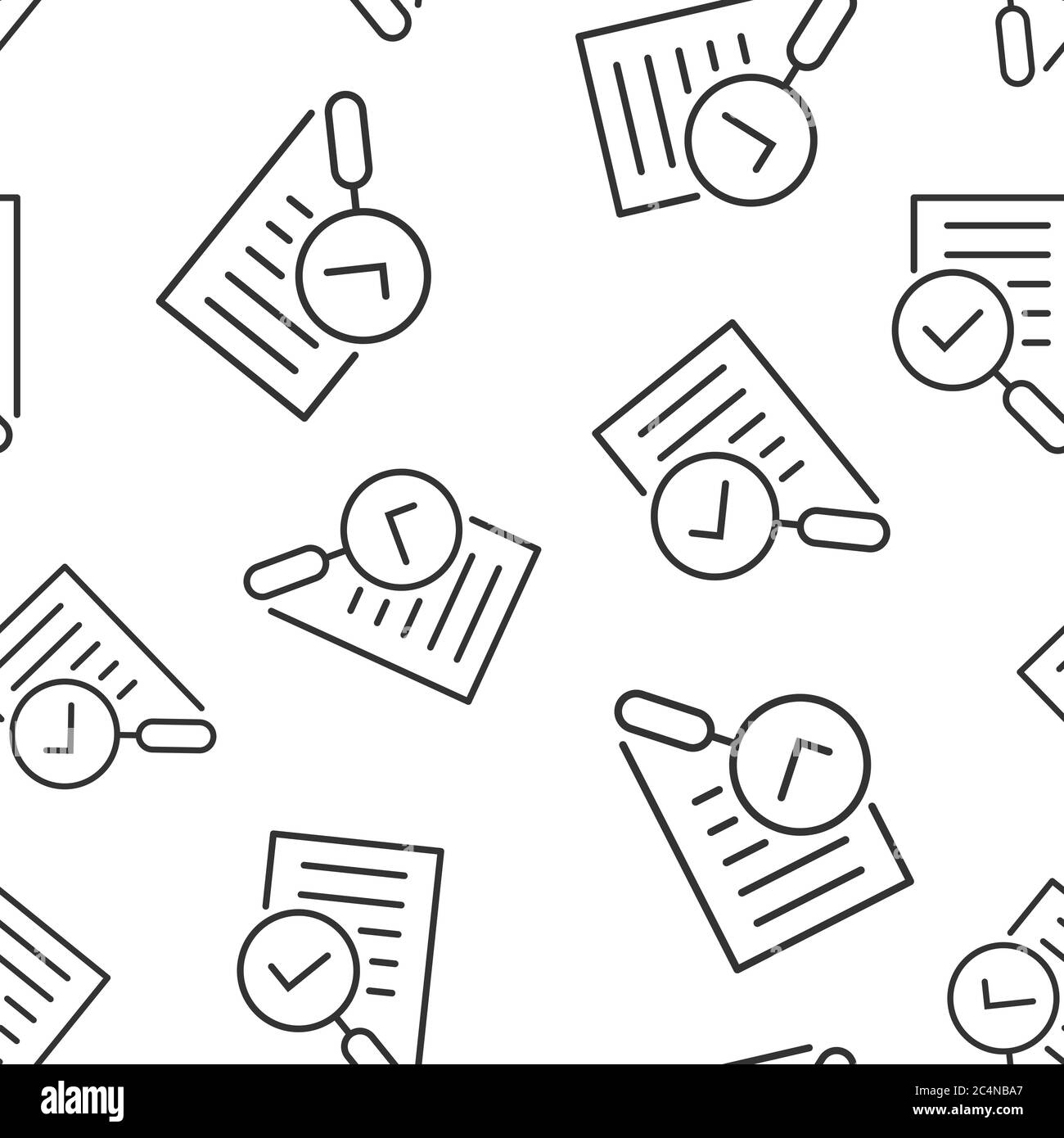 Financial statement icon in flat style. Result vector illustration on ...