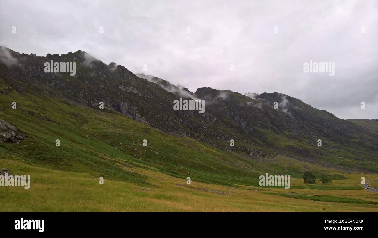 Hills of Glen CoeScotland Stock Photo
