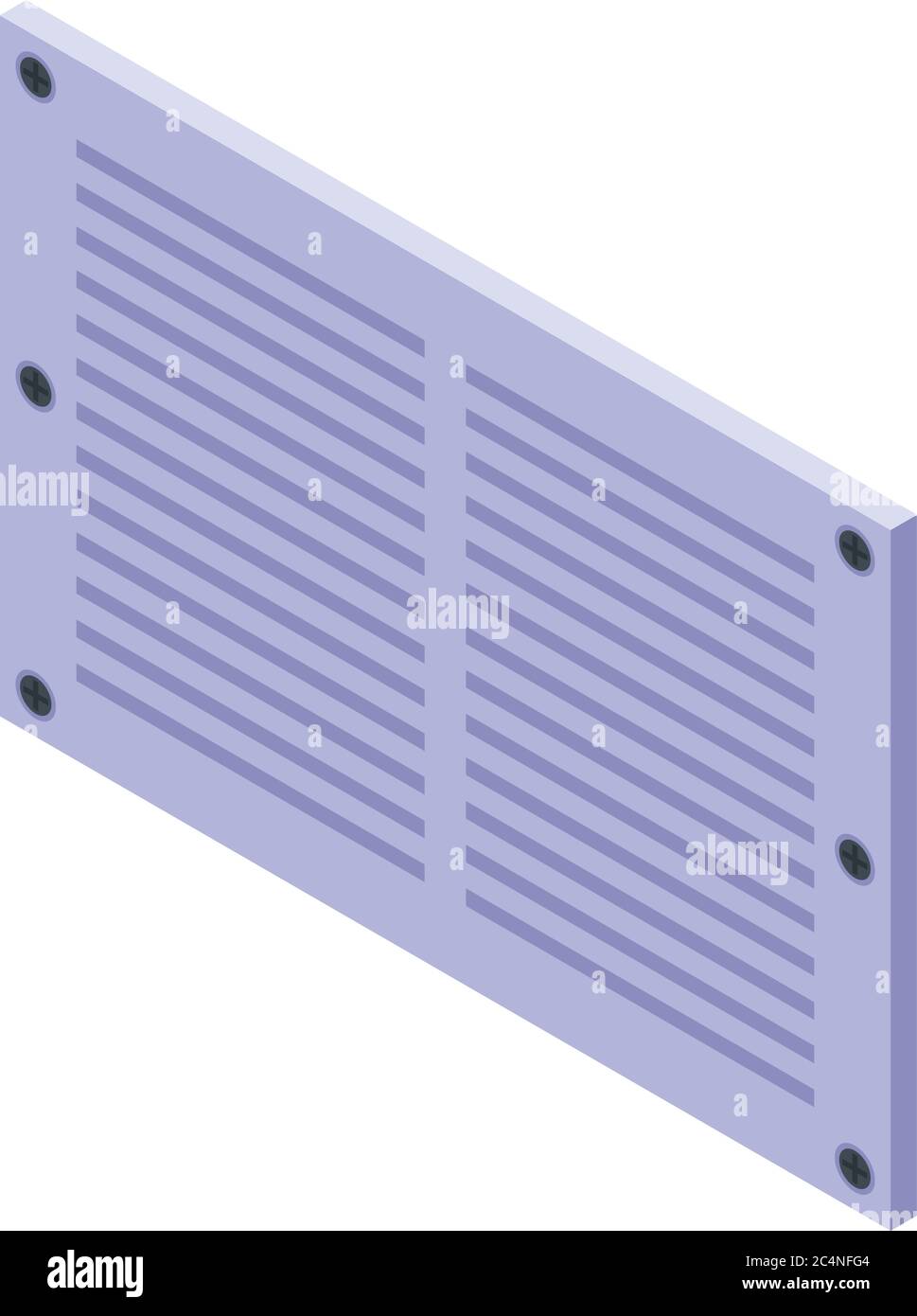Cool ventilation icon. Isometric of cool ventilation vector icon for ...