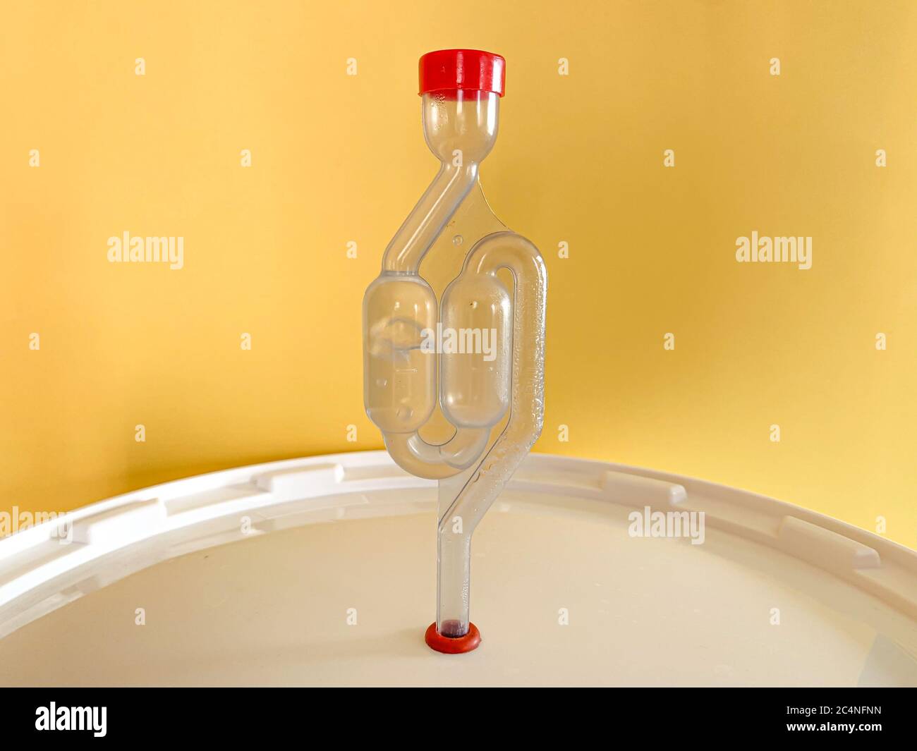 https://c8.alamy.com/comp/2C4NFNN/home-beer-brewery-in-progress-bubbling-airlock-on-fermentation-container-red-white-wine-brewery-2C4NFNN.jpg