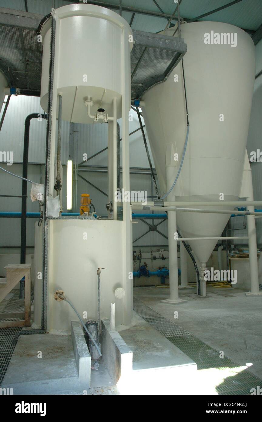 Drinking water treatment plant Stock Photo Alamy