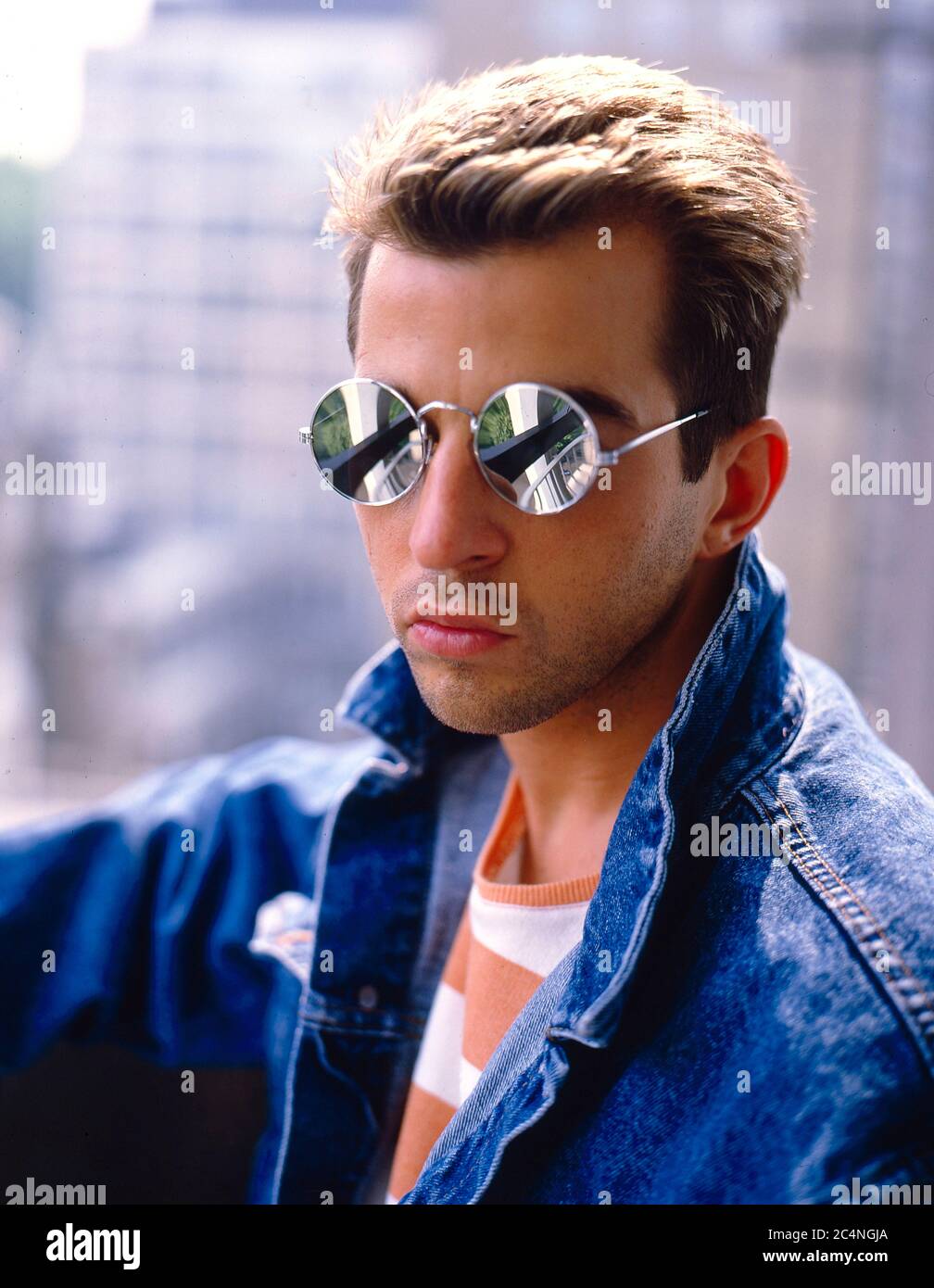 Limahl (of Kajagoogoo) after going solo in 1987 Stock Photo