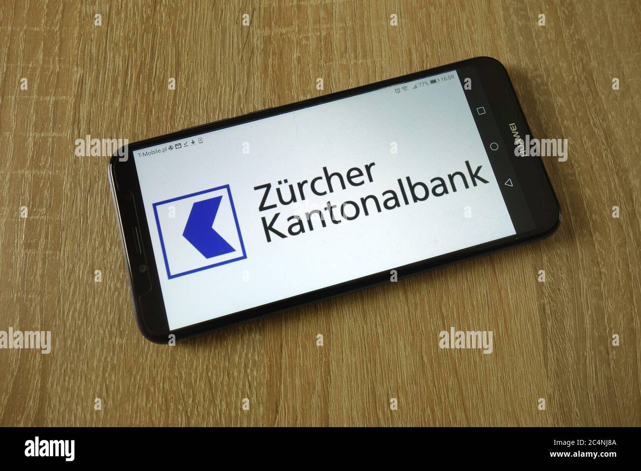 Zurich Cantonal Bank logo displayed on smartphone Stock Photo Alamy