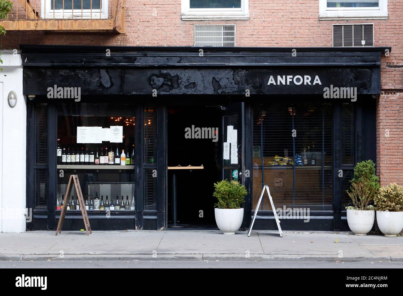 Anfora, 34 8th Avenue, New York, NYC storefront photo of a wine bar in the West Village