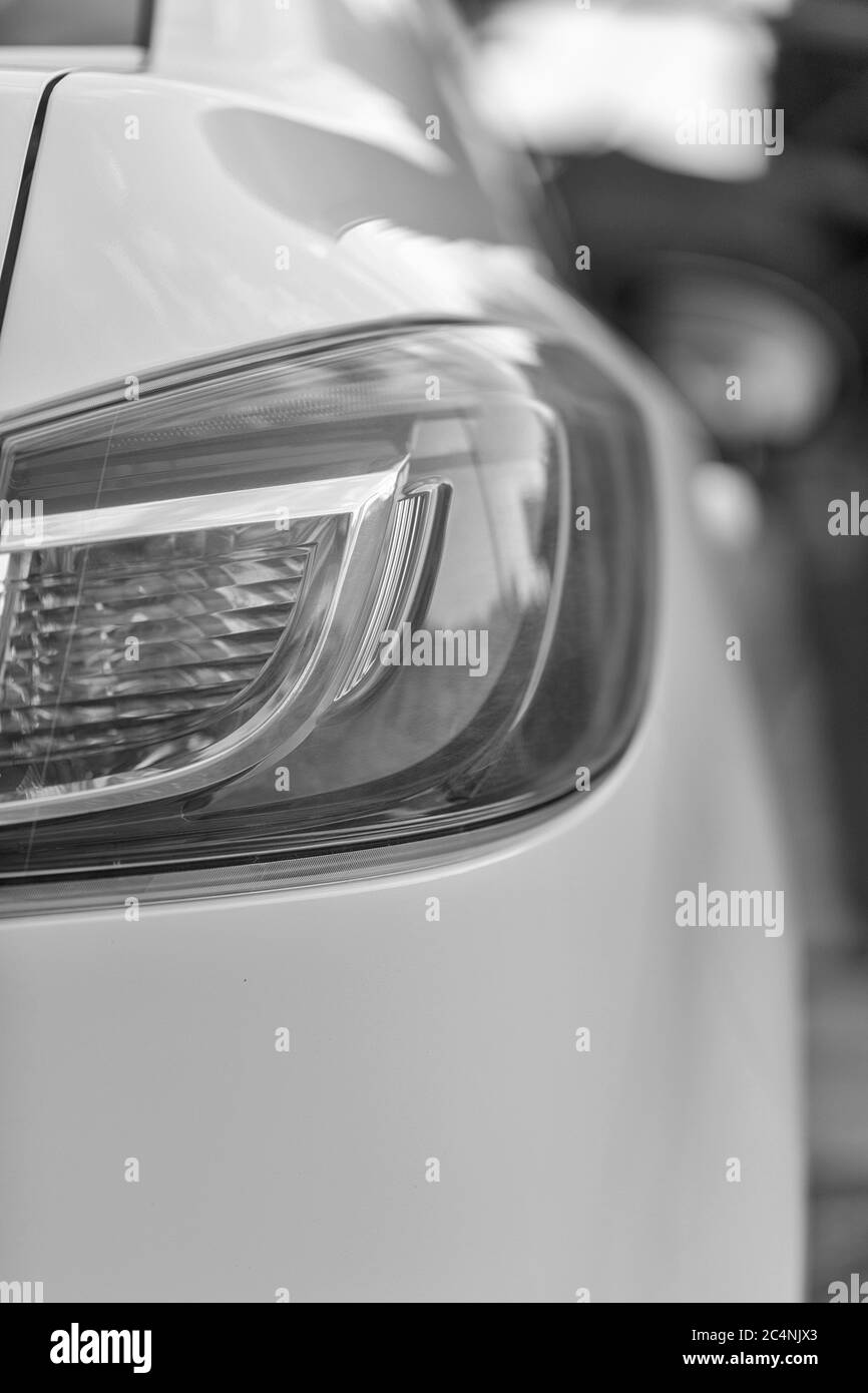 Car's exterior details.Element of design.Rear light. Rear light of a ...