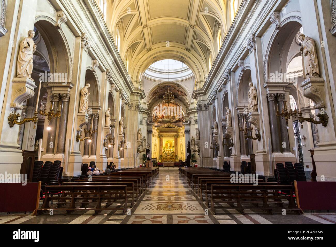 Interior of a palermo church hi-res stock photography and images - Alamy
