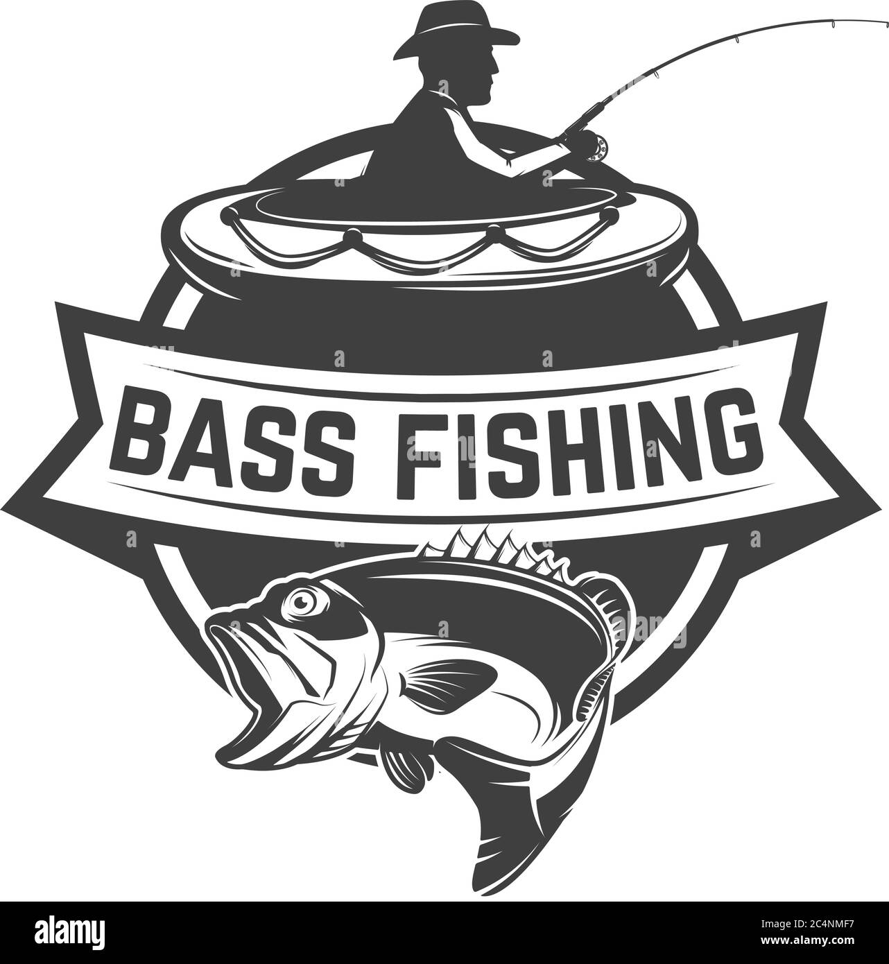Bass fish vector Stock Vector Images - Page 3 - Alamy