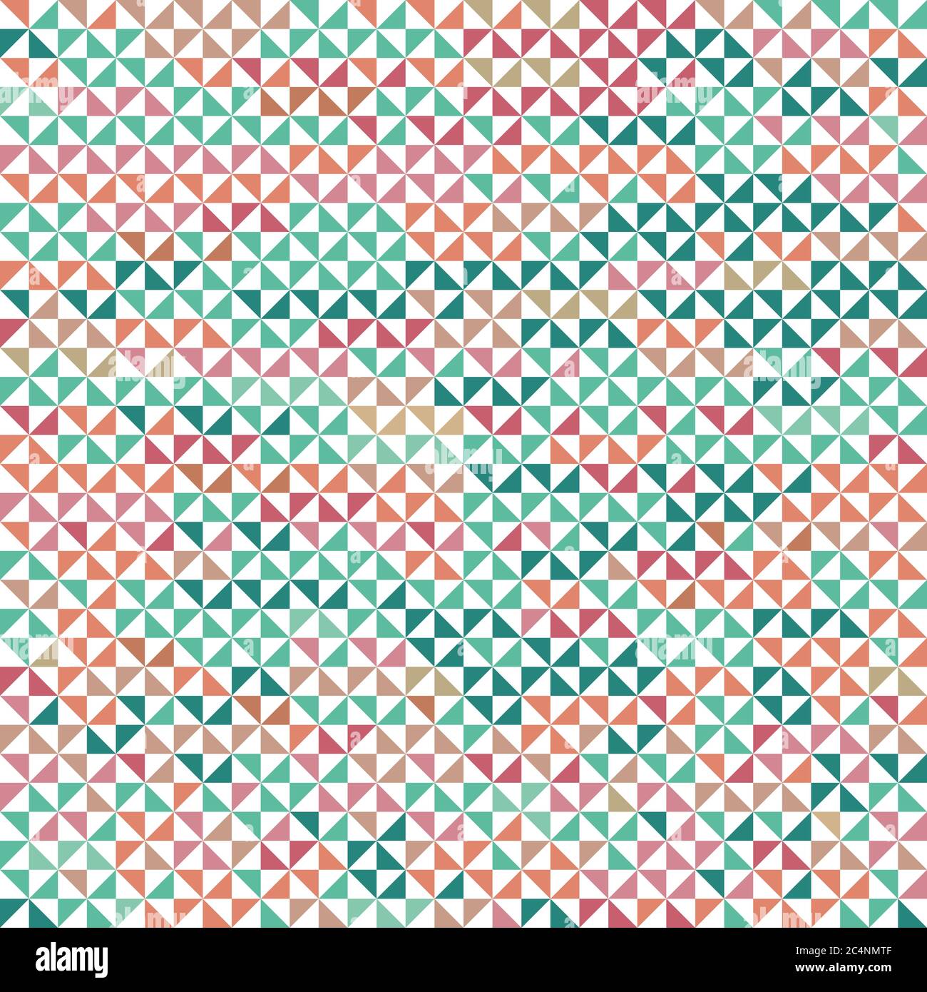 Triangles multicolored seamless abstract background Stock Vector